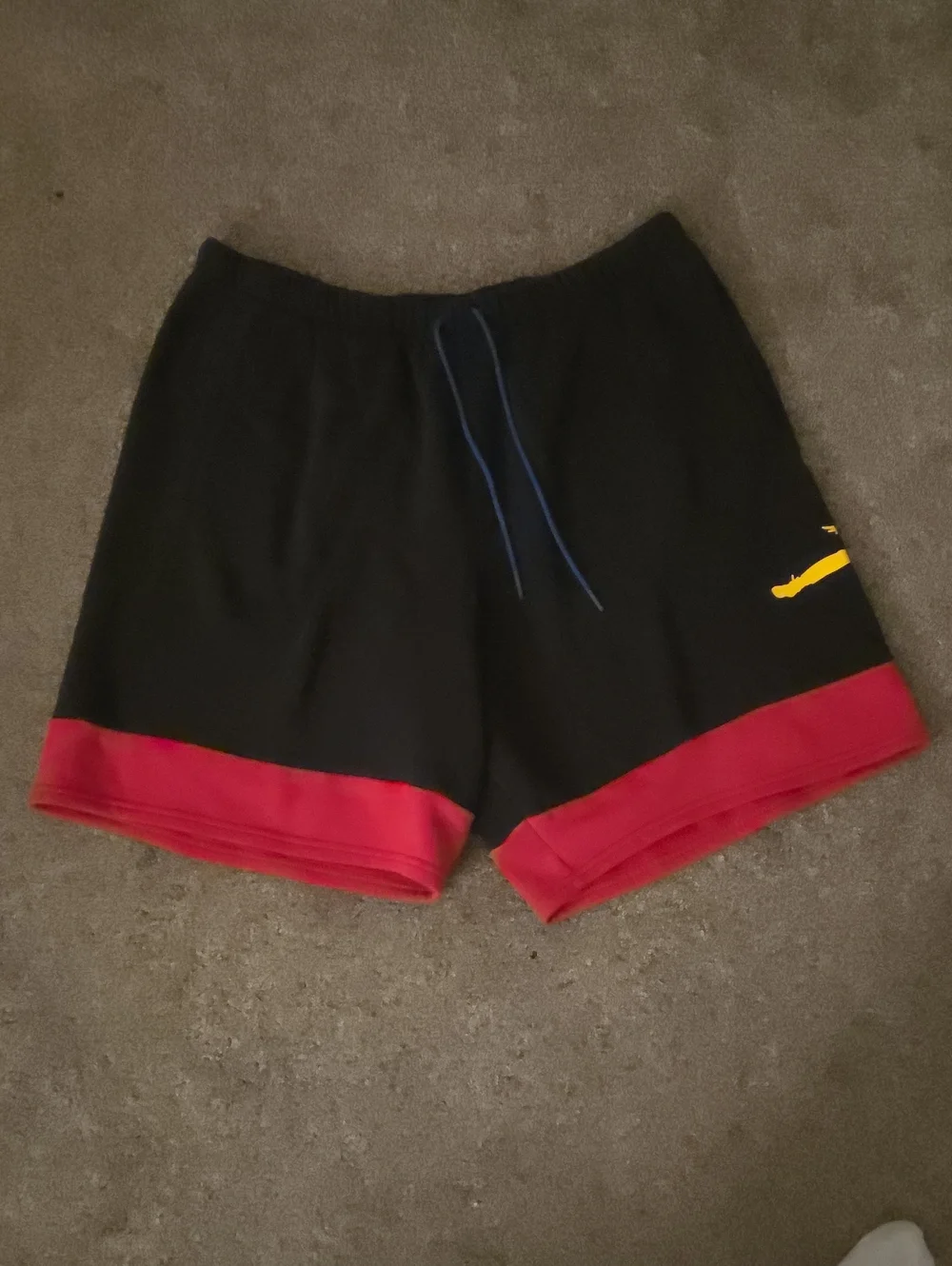 Jordan Men's Black Sweatshorts Athletic Shorts With Jordan Logo Size XXL